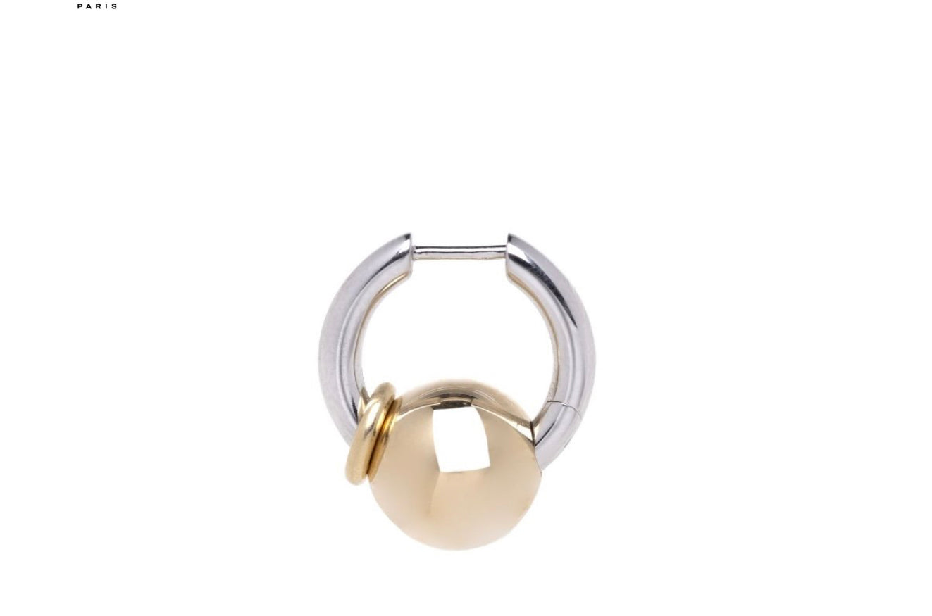 Earring Piercing Double Gold