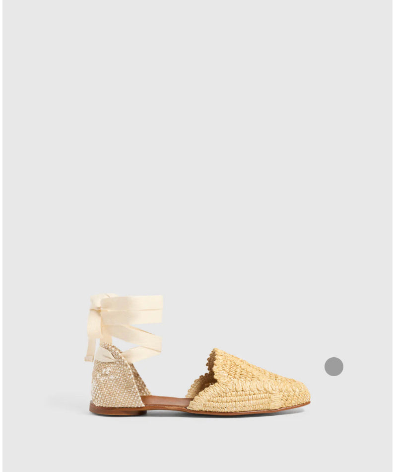 Grana/131 Raffia Flats