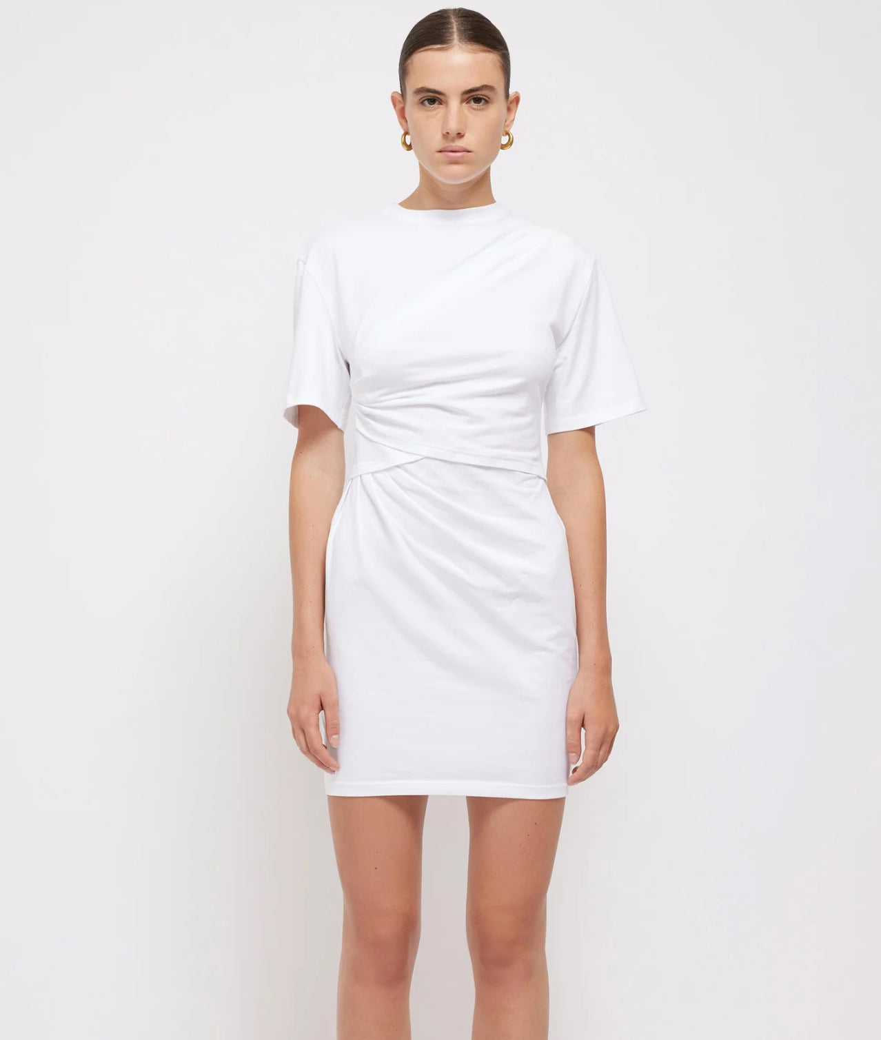 Zeus Draped T-Shirt Dress