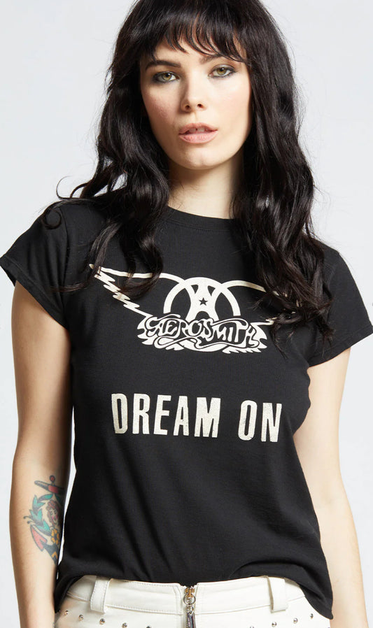 Aerosmith Dream On Cap Sleeve Tee