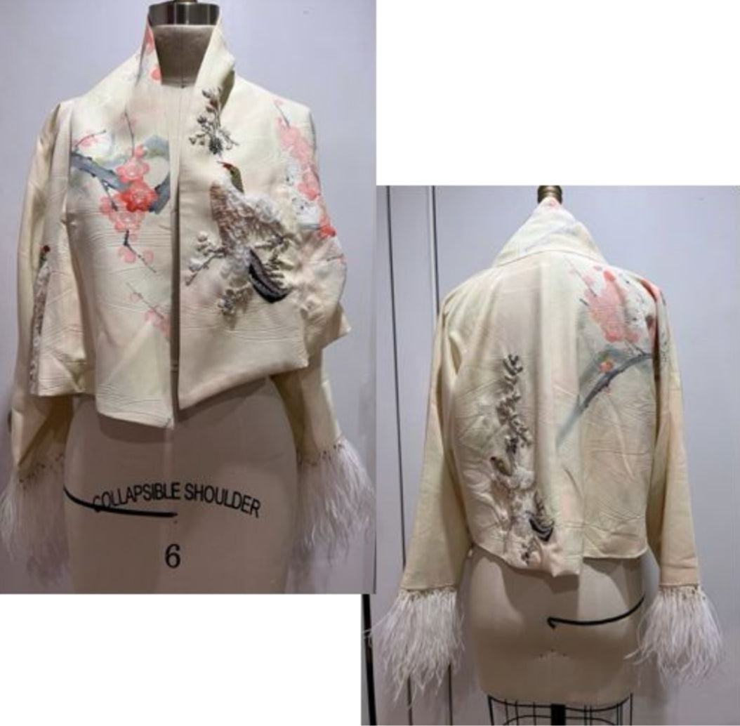 Short Bird Kimono