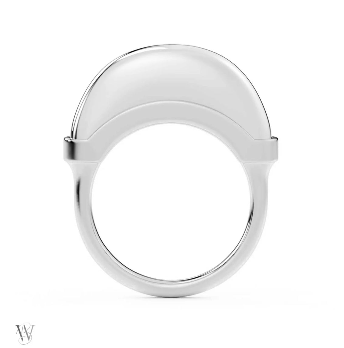 Luna Mini Silver Ring