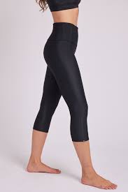 High Rise Rib Capri